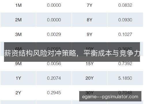 薪资结构风险对冲策略，平衡成本与竞争力